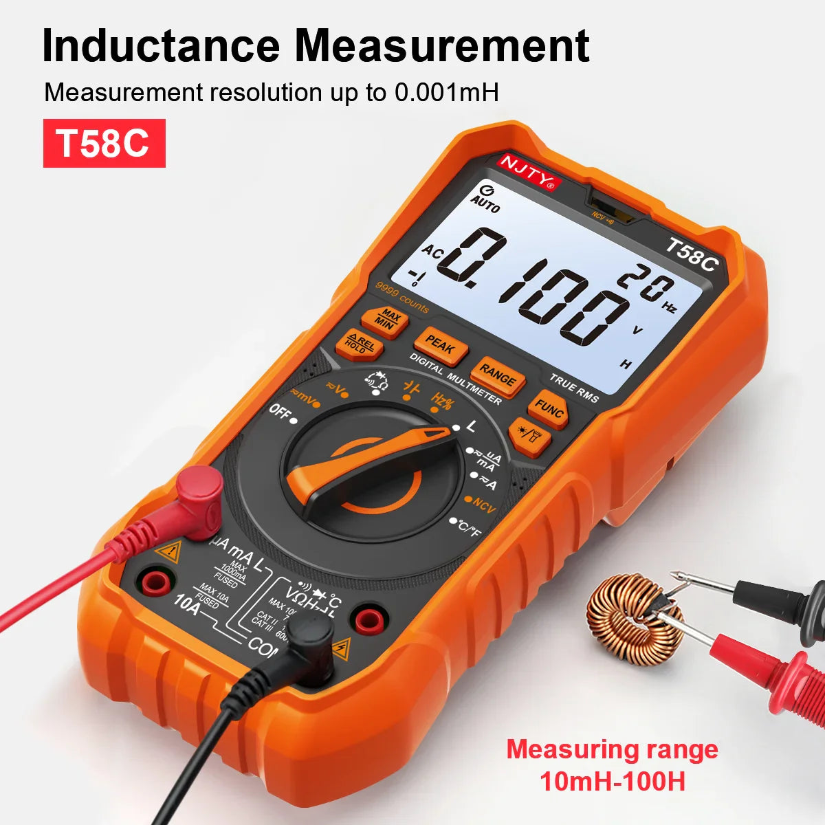 Multimeter met batterijstatusindicator