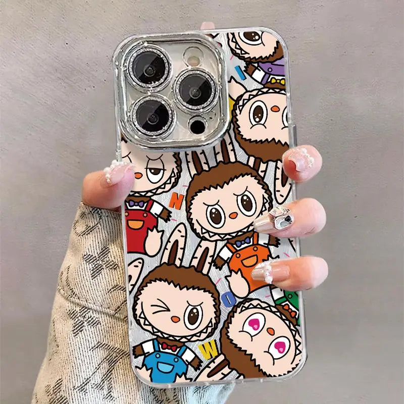 Telefoon hoesje iPhone 13 met transparante achterkant
