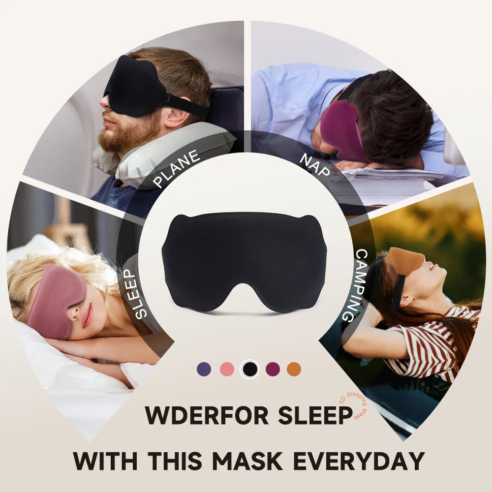 Action slaapmasker met dubbel stiksel