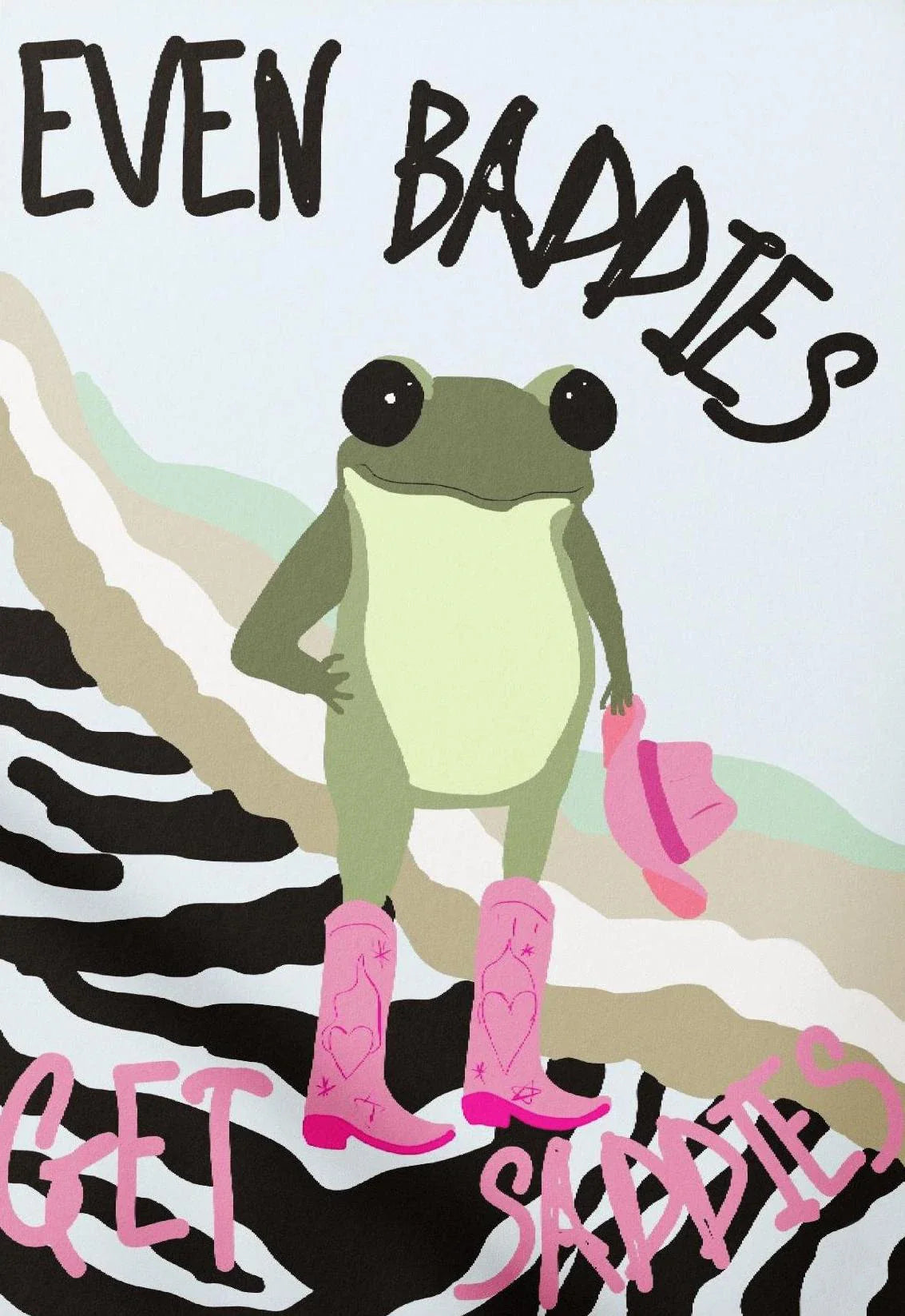 Poster met kaart van wereld of stad