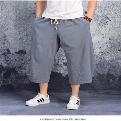 Linnen broek heren met koorddetail – Voor een nonchalante stijl