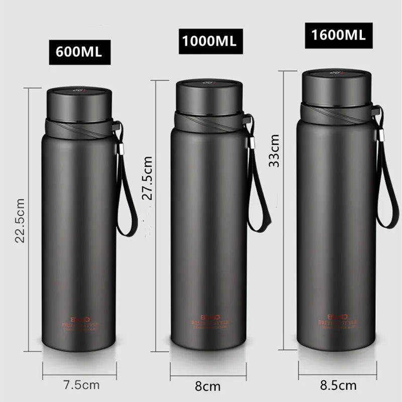 Thermosfles met handig handvat – Voor extra grip