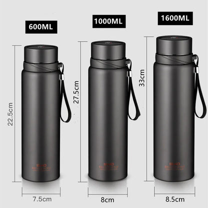 Thermosfles met handig handvat – Voor extra grip