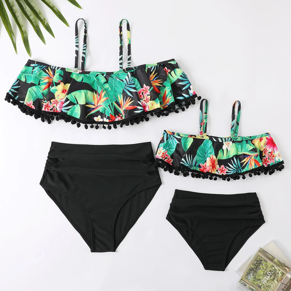 Kleurrijke matching kleding moeder dochter – Voor vrolijke dagen