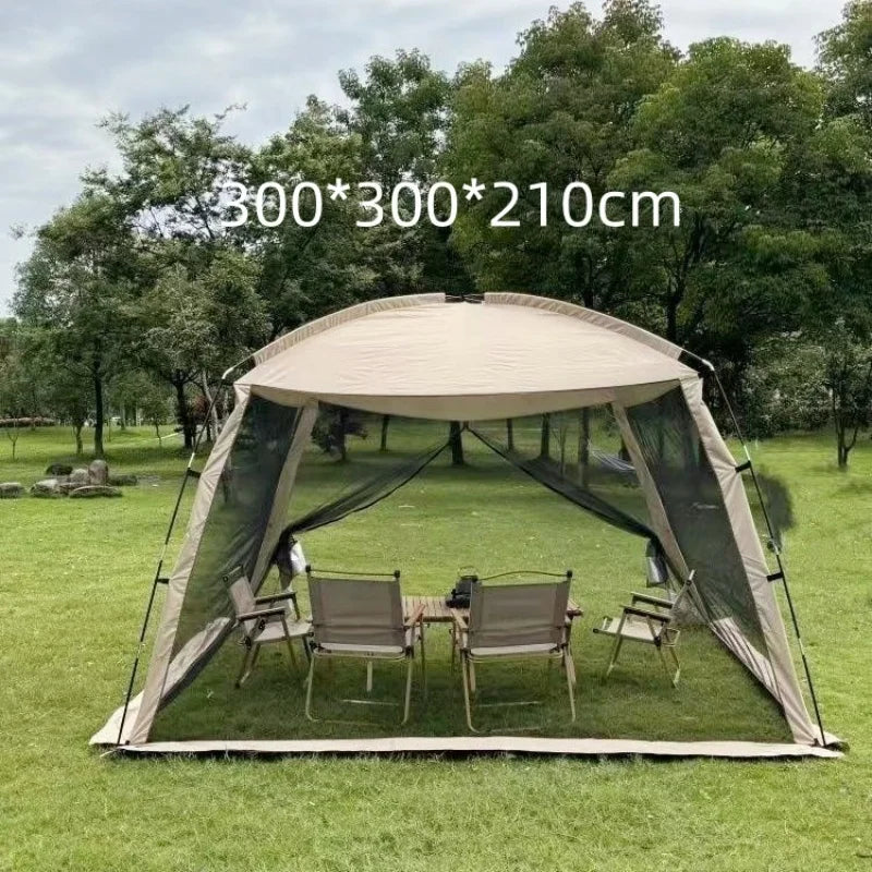 Camping tent met horren – Bescherming tegen muggen