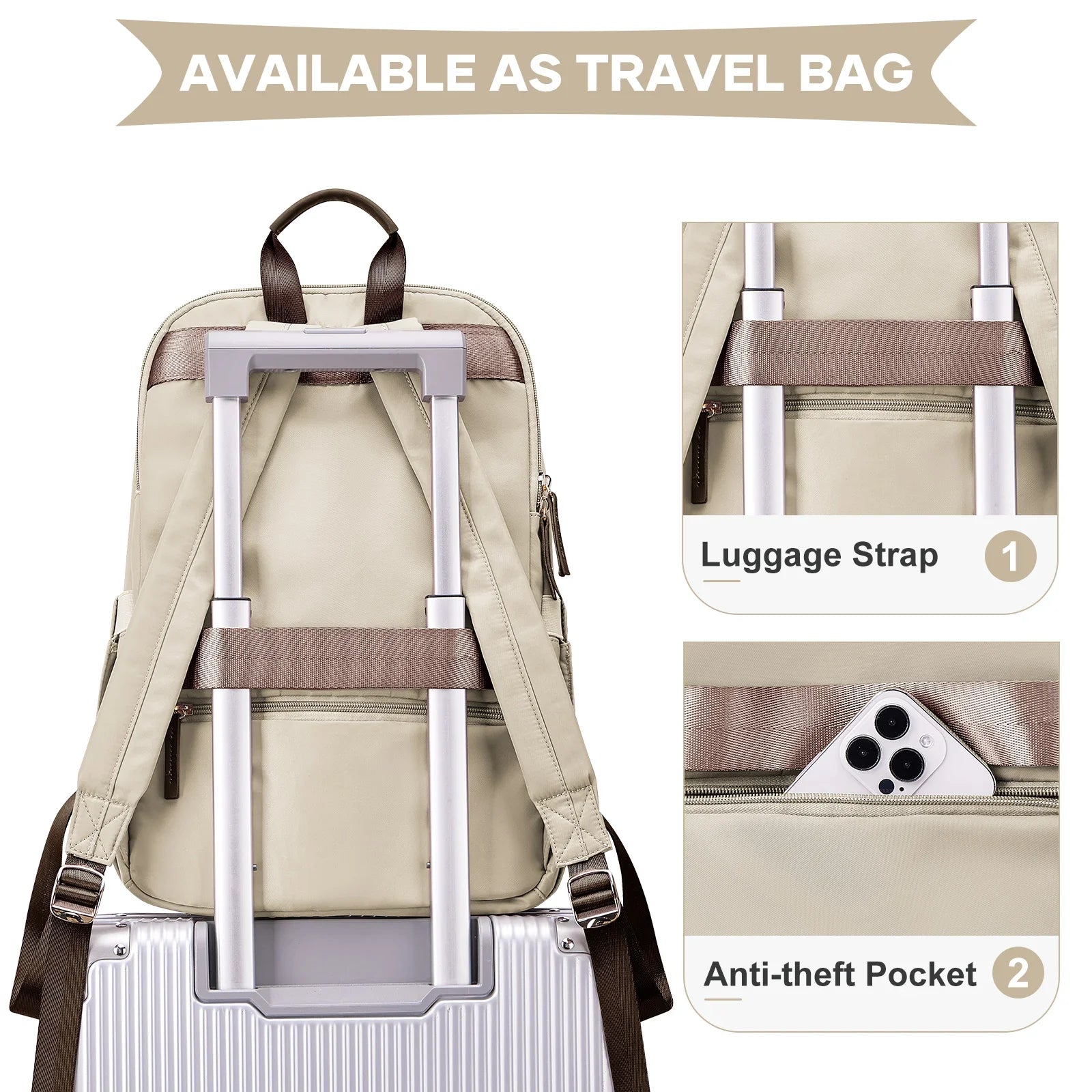Rugzak als handbagage voor korte trips