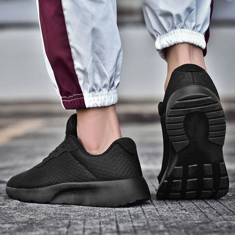 Heren canvas sneakers met zomerse veters