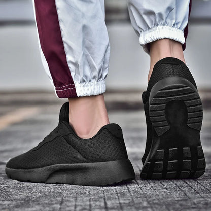 Heren canvas sneakers met zomerse veters