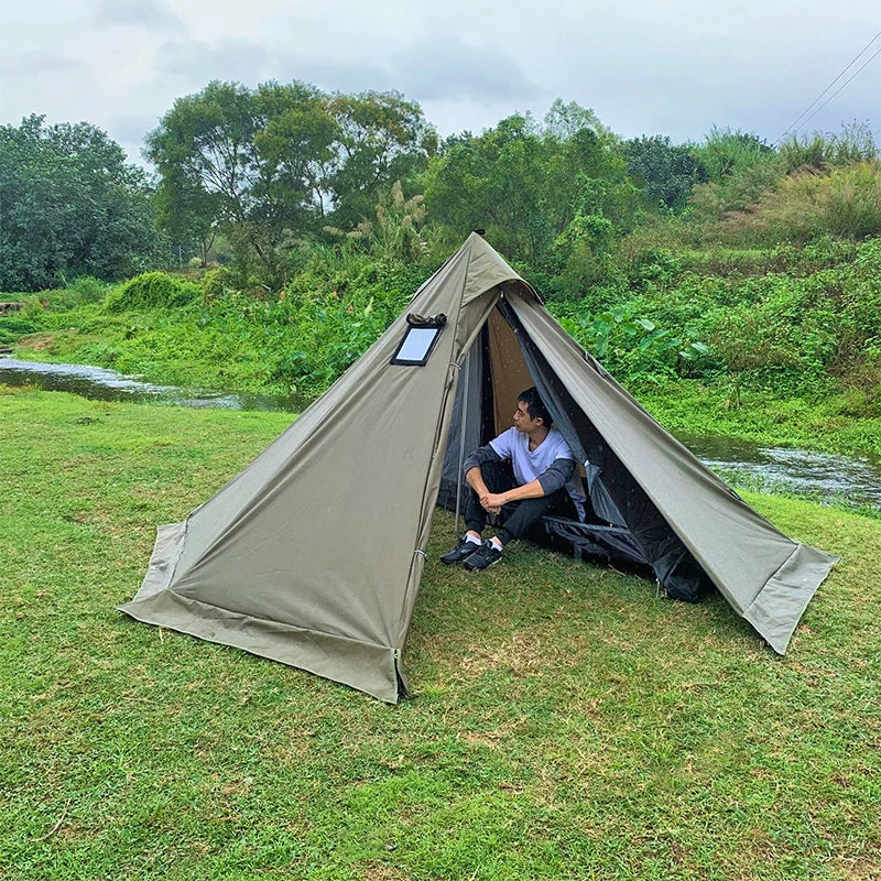 Pop-up tent met reflecterend dak – Minder hitte binnen