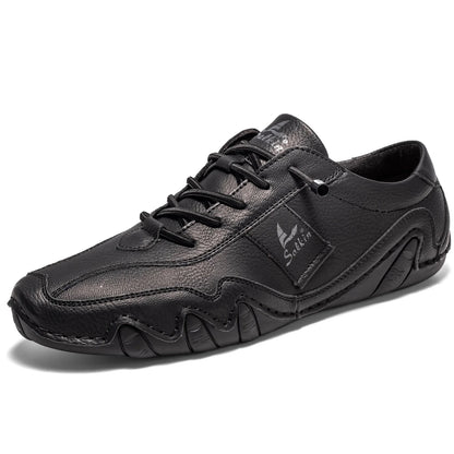 Heren sneakers met ademend textiel bovenwerk