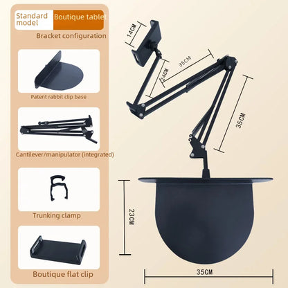 Multifunctionele houder voor bed, bureau en tafel