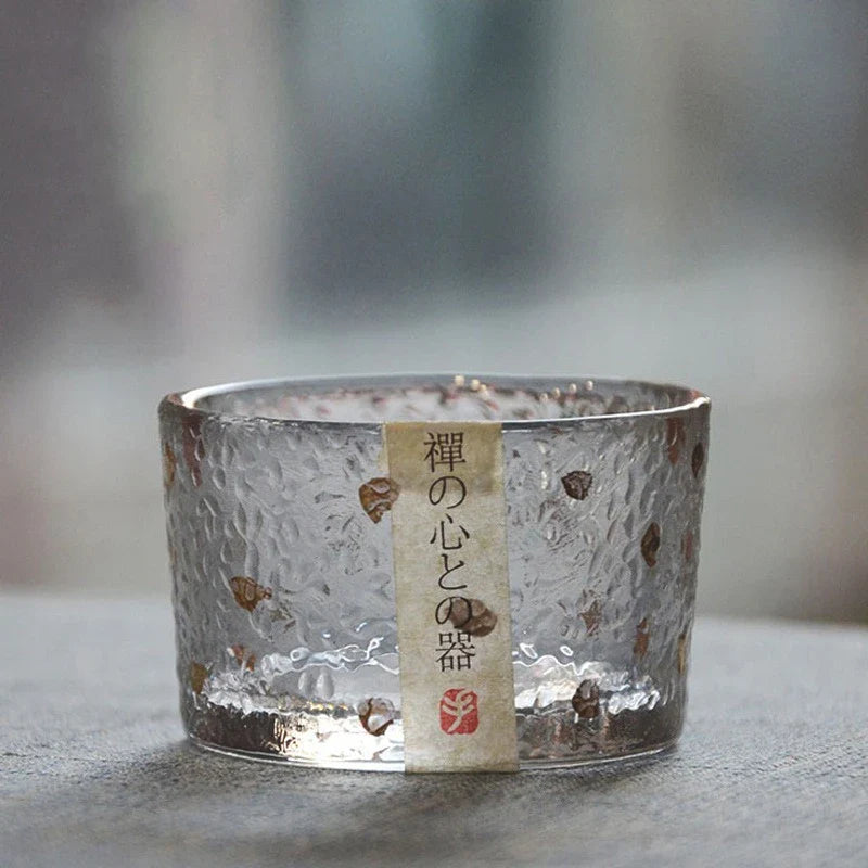 Duurzame theewaar van gerecycled glas