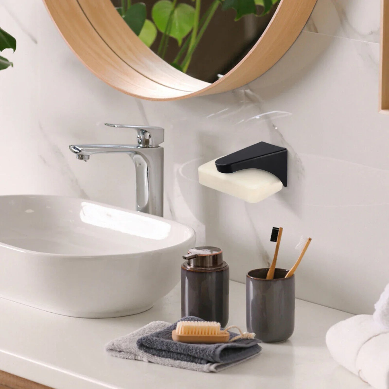 Zeepbakje met dubbele lagen – Voor extra hygiëne