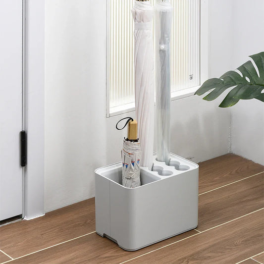 Minimalistische paraplu bak in zwart