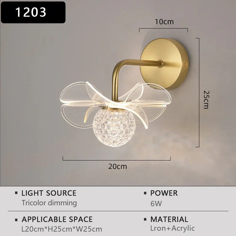 Wandlamp op batterijen met design kap – Voor decoratie en licht