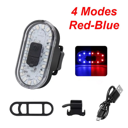 LED fietslamp met smalle en brede modus