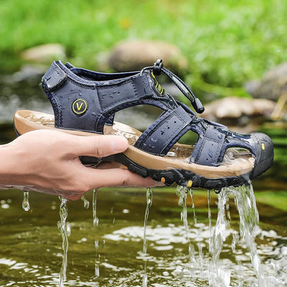 Heren instappers in lichtblauw voor de zomer