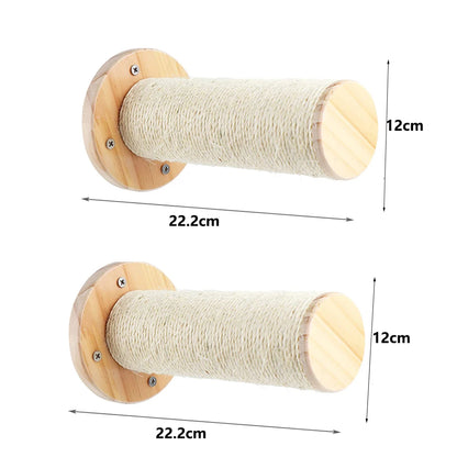 Kattenpaal met wandmontage set – Extra stevig vastgemaakt