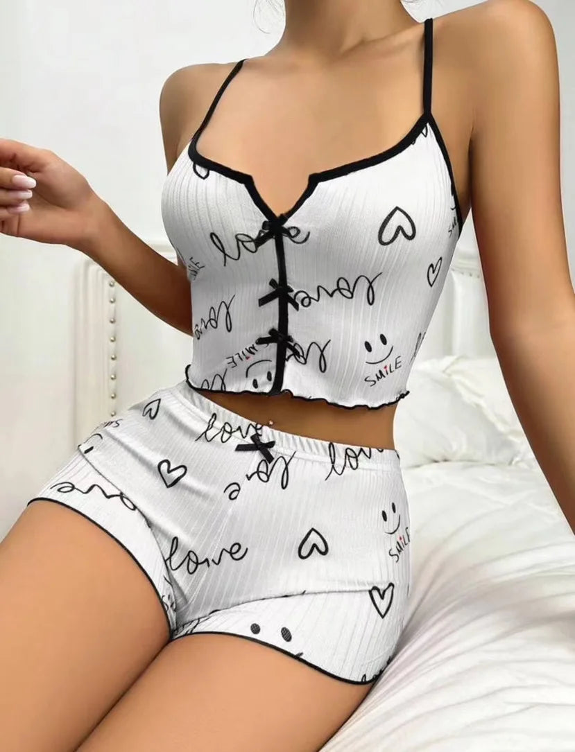 Dames pyjama Wibra met losse pasvorm