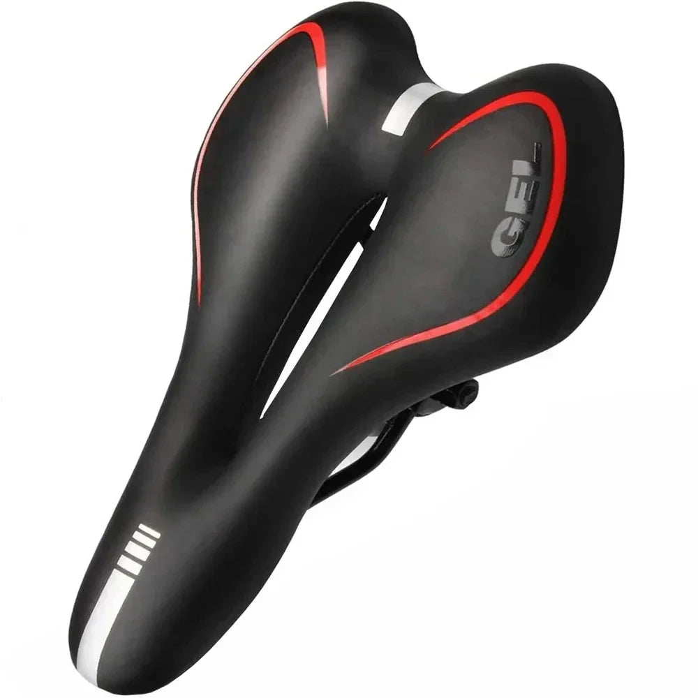 Zadel fiets met ademende eigenschappen