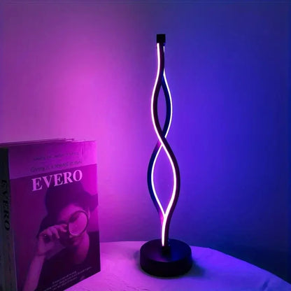 Lamp nachtkastje met houten voet – Natuurlijke charme