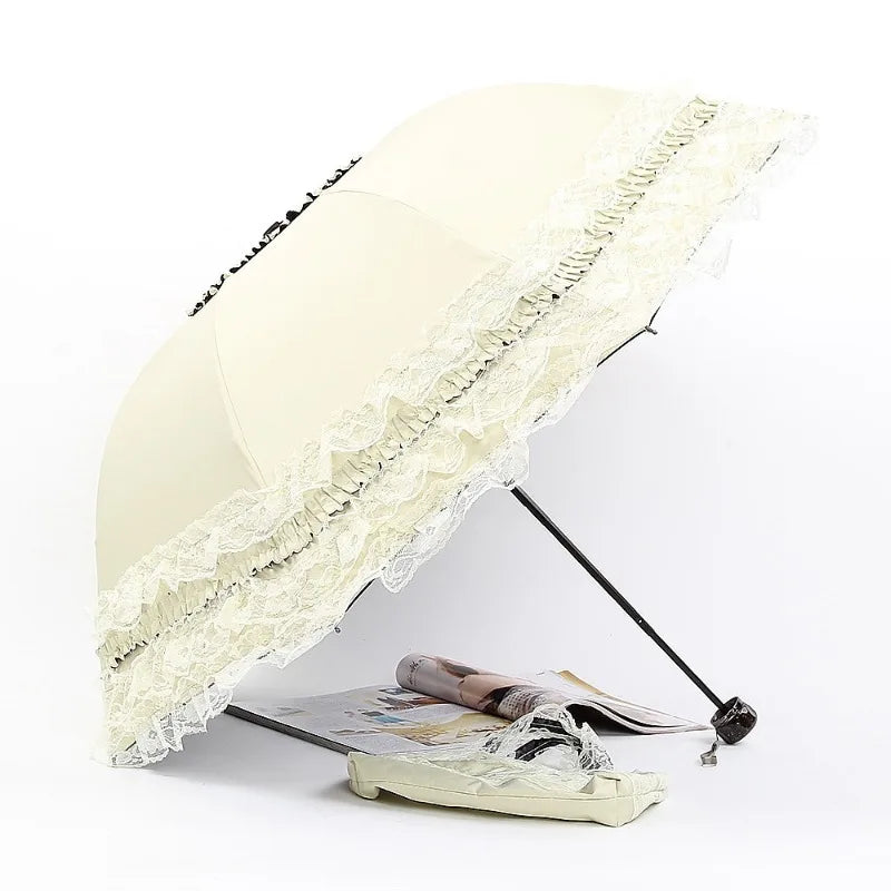 Opvouwbare paraplu met antislip handvat