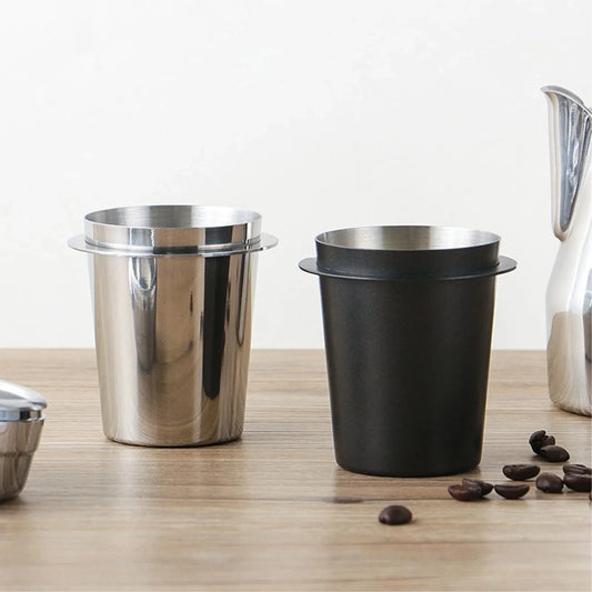 Accessoire set met koffiefilterhouder en opbergdoos