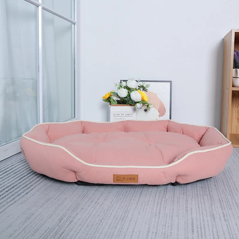 hondenmand groot - roze comfort voor ultiem ontspannen
