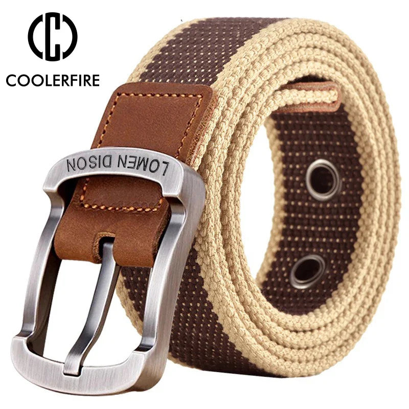 Riem heren met embossed patroon