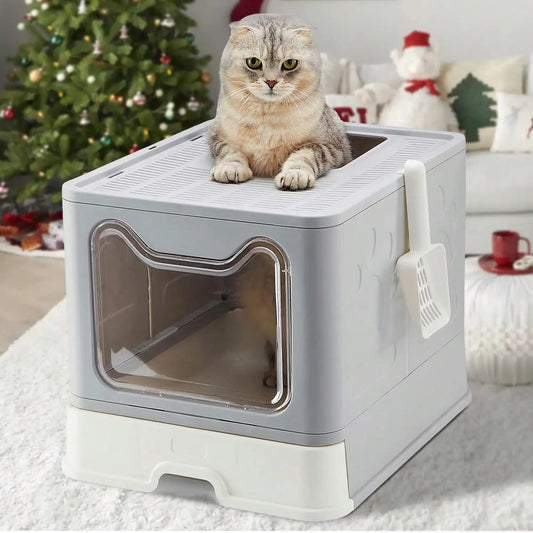 Mooie kattenbak in beige – Neutrale kleur voor elk huis
