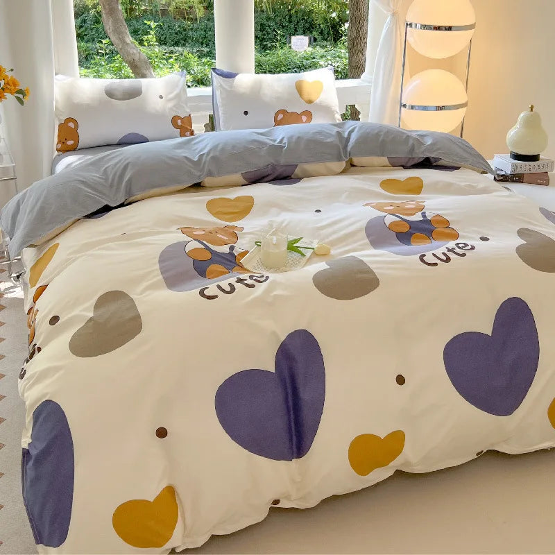 Beddengoed met abstract patroon – Kunst op je bed