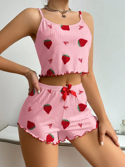 Dames pyjama set met zachte hoodie