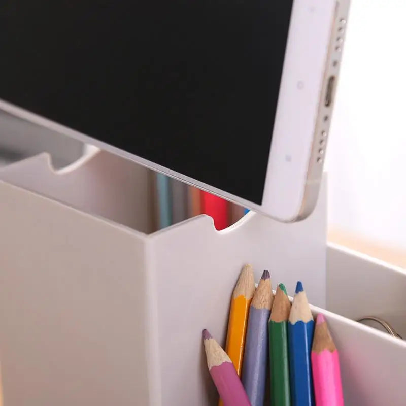 Compacte desk organizer met meerdere vakken