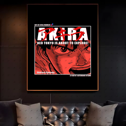 Poster met botanisch motief