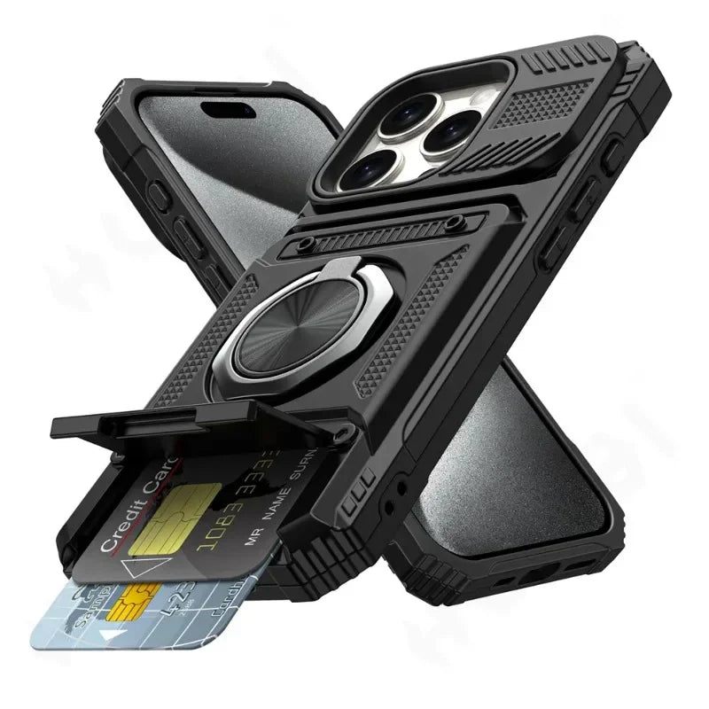 Klassiek zwart telefoon hoesje iPhone 13