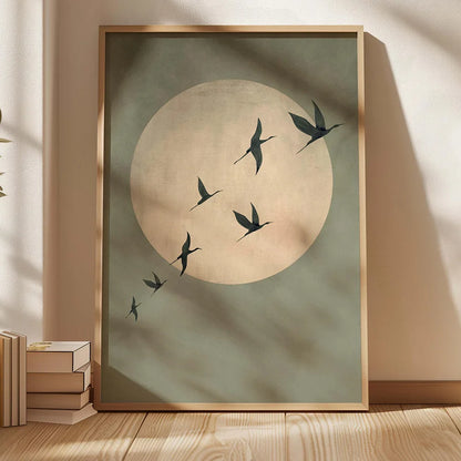 Grote poster voor boven het bed