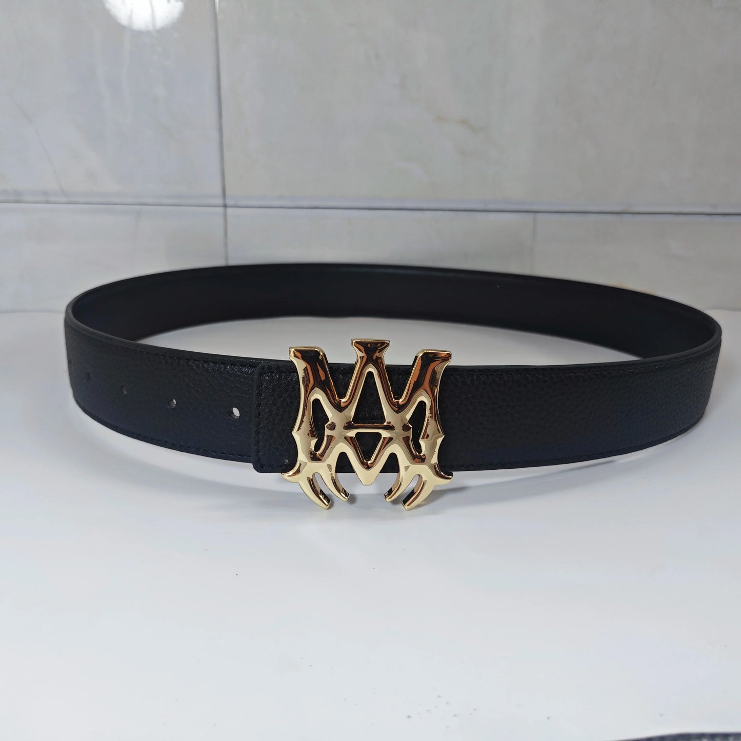 Herenriem met vintage patina voor unieke look