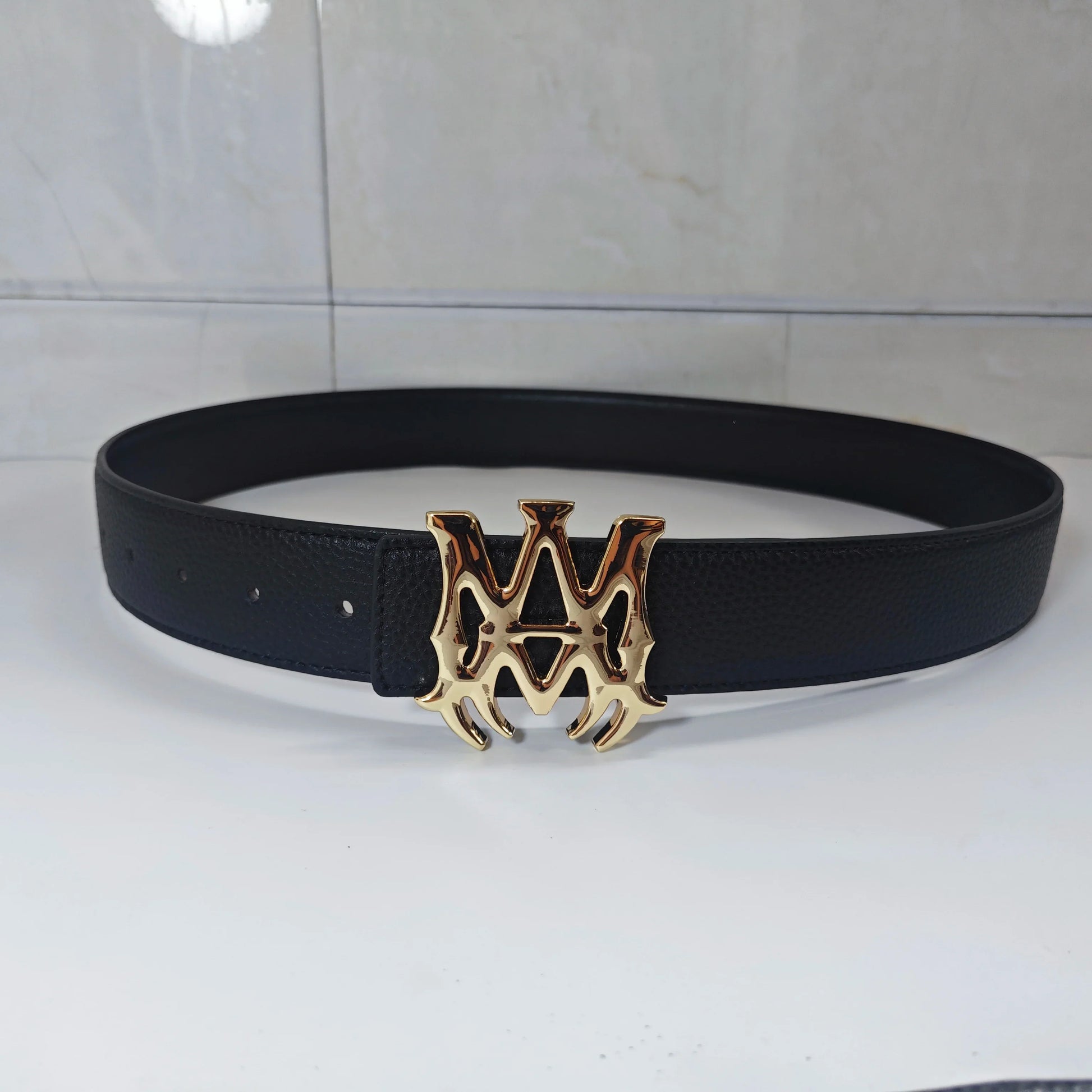 Herenriem met vintage patina voor unieke look