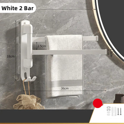 Zwevend handdoekrek voor moderne badkamer – Minimalistisch design
