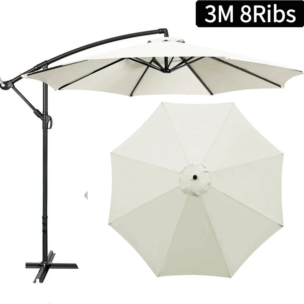 Action parasol met UV-beschermende stof