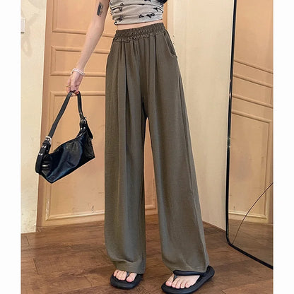 Linnen broek dames met elastische taille – Comfortabel en flexibel