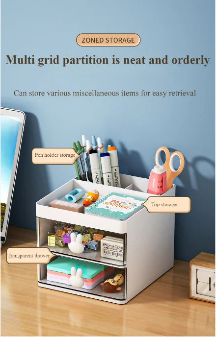Draadloze oplader met geïntegreerde desk organizer