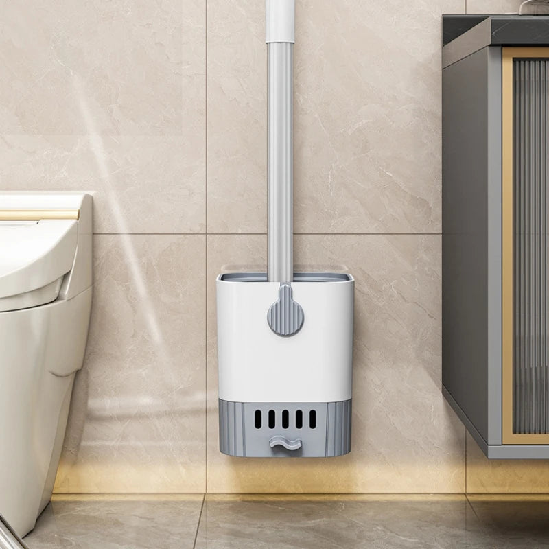 Toiletborstel in RVS houder met matte finish – Luxe afwerking