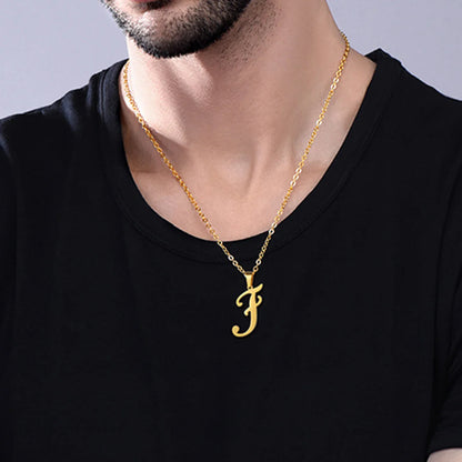 Naam in ketting gegraveerd op ronde hanger