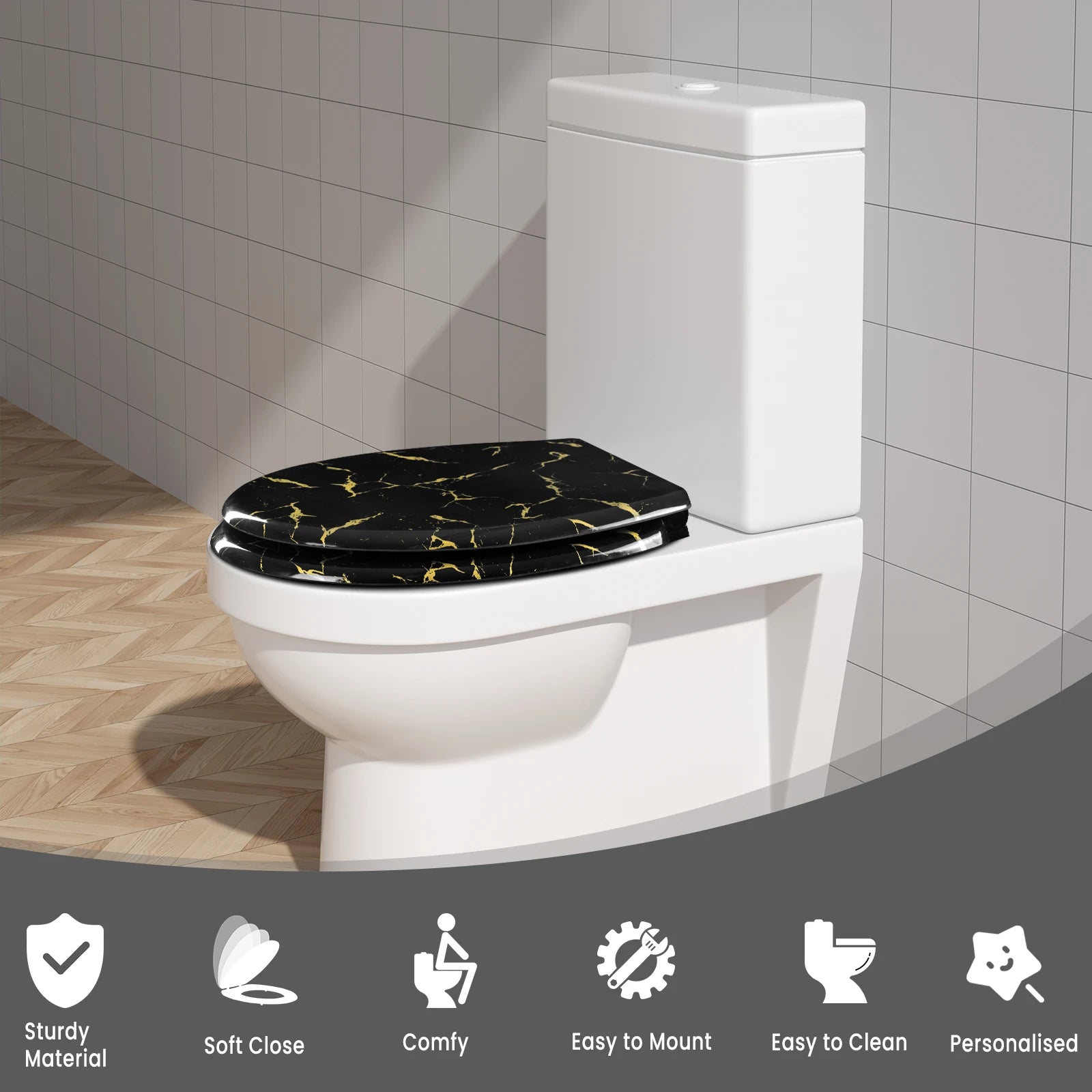 WC bril verkleiner met vrolijke kleuren – Maakt toilet leuker