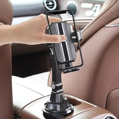 Telefoonhouder auto met ventilatieclip – Compact en stabiel