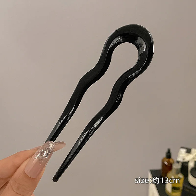 Luxe haarclip met strass steentjes