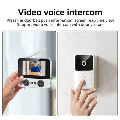 Video deurbel met scherm – Direct zicht in huis