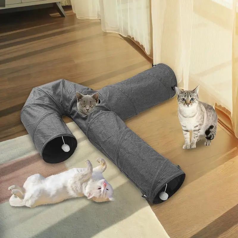 Leuk kattenspeeltje met rubberen ring – Zacht voor tanden