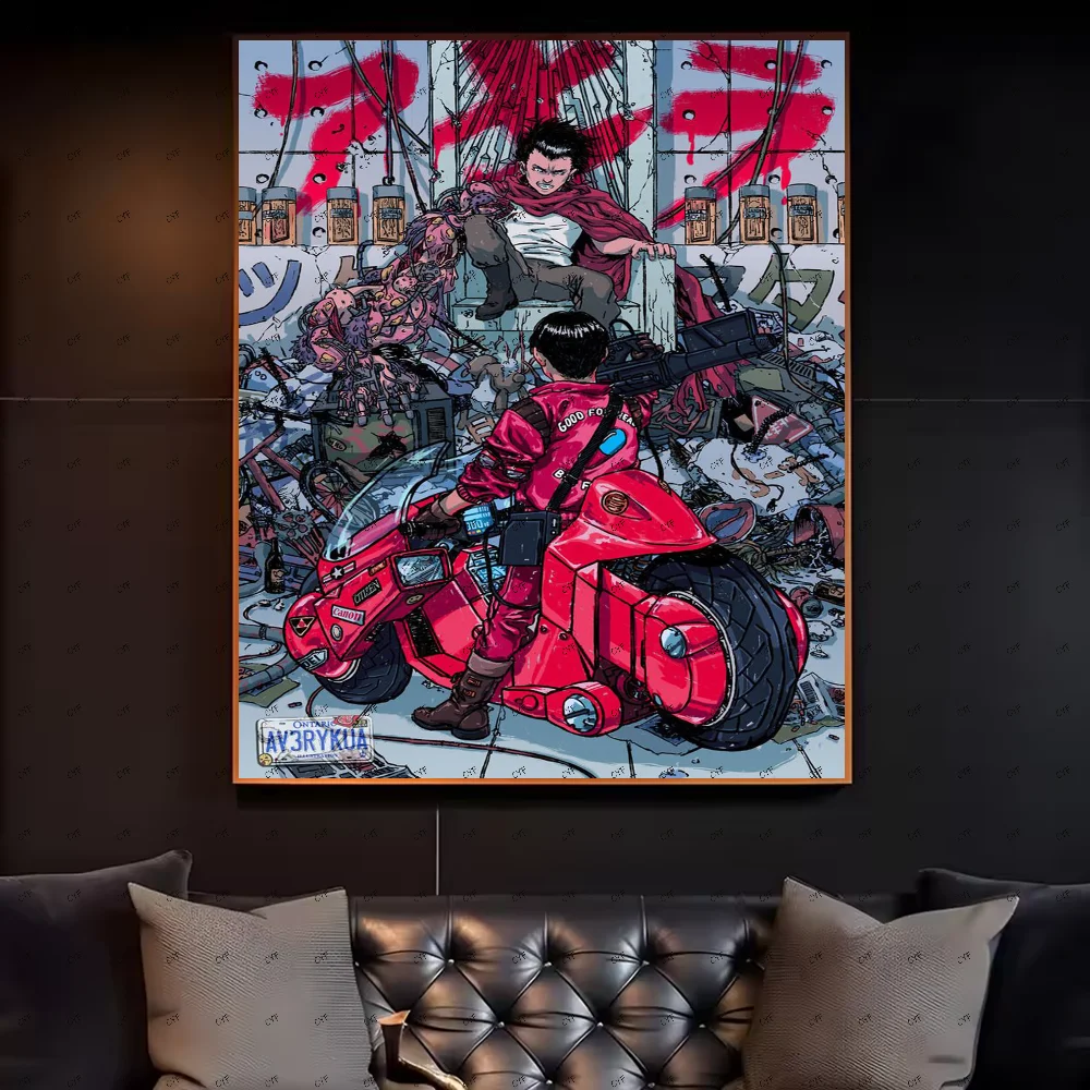 Woonkamer poster met rustgevende kleuren